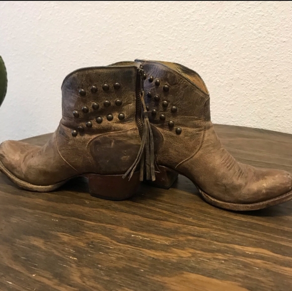 Shyanne Distressed Tassel Stud Booties - Picture 4 of 4